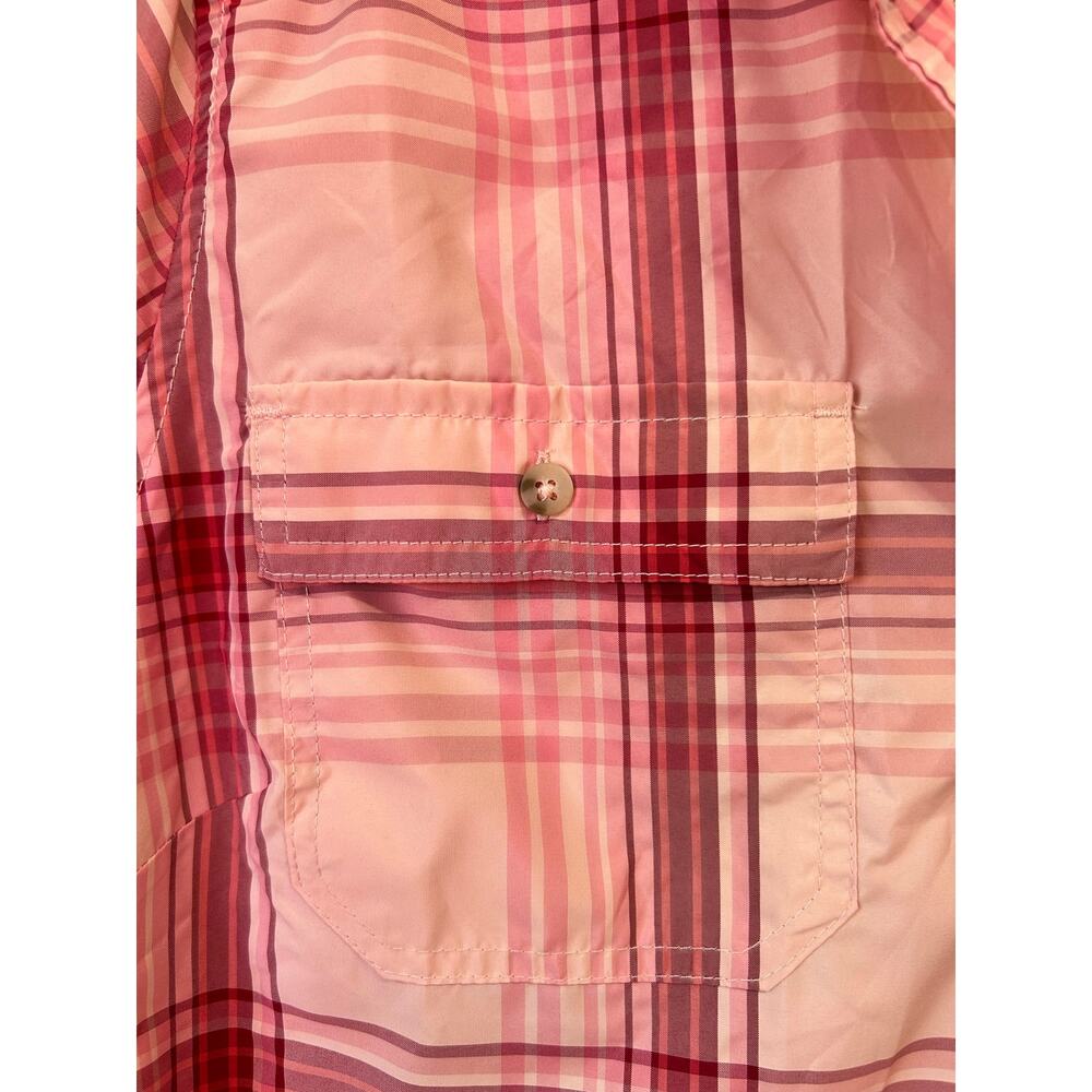 Eddie Bauer Women's Button-Down Short Sleeve Adventure Shirt Plaid Large NWT - Picture 4 of 7